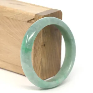 Genuine Burmese Forest Green Jadeite Jade Bangle Bracelet (55.93 mm) #234