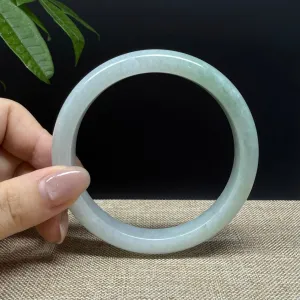 Genuine Burmese Green Jade Jadeite Bangle Bracelet ( 66.3mm )