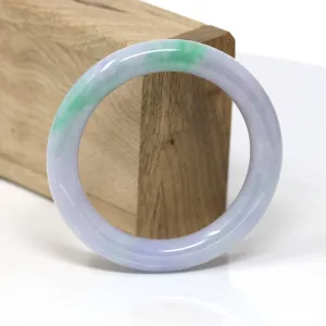 Genuine Burmese Jadeite Jade Bangle Bracelet (55.1 mm)#30