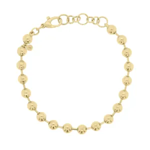Gold Ball Chain Bracelet