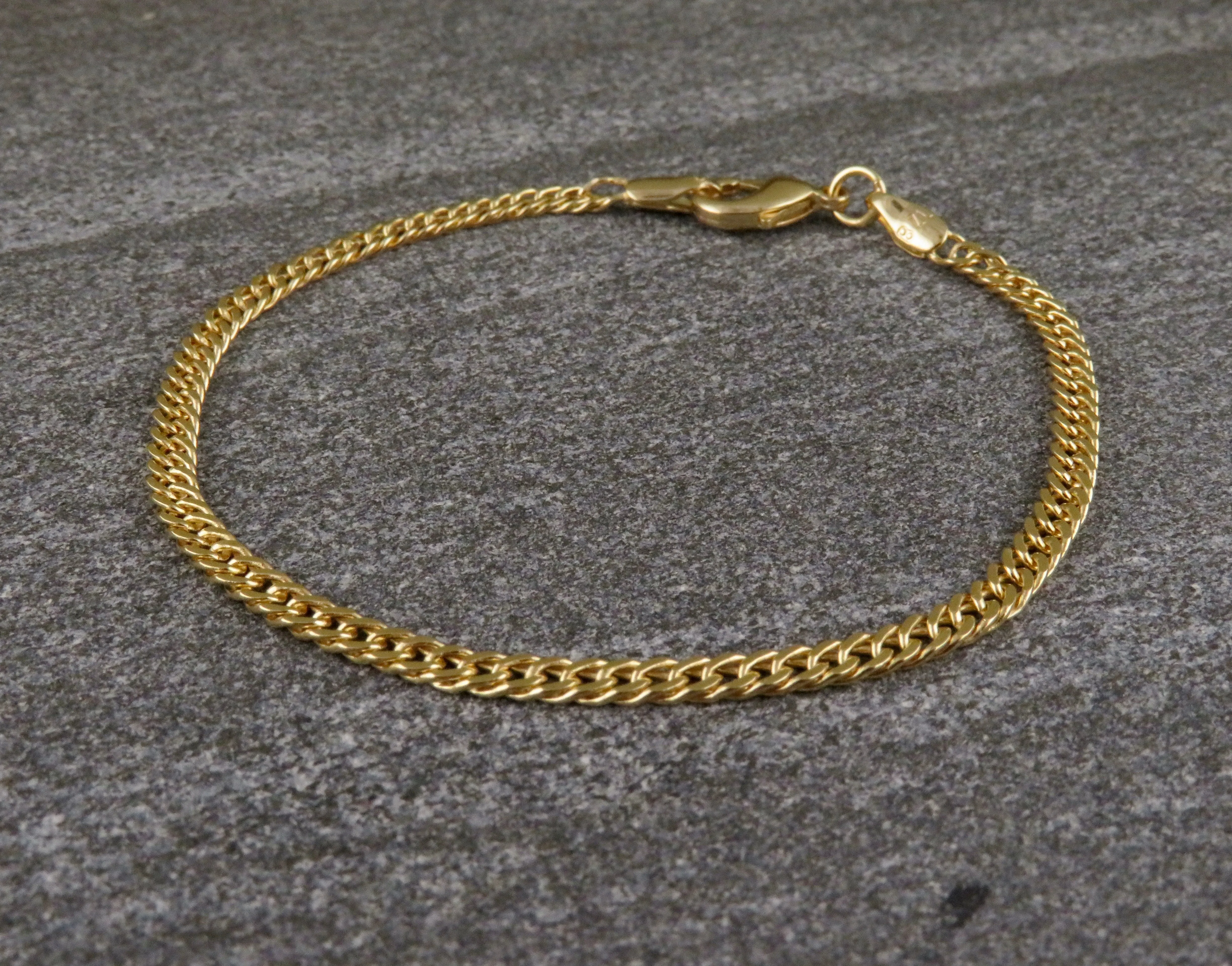 Gold Filled Curb Chain Bracelet