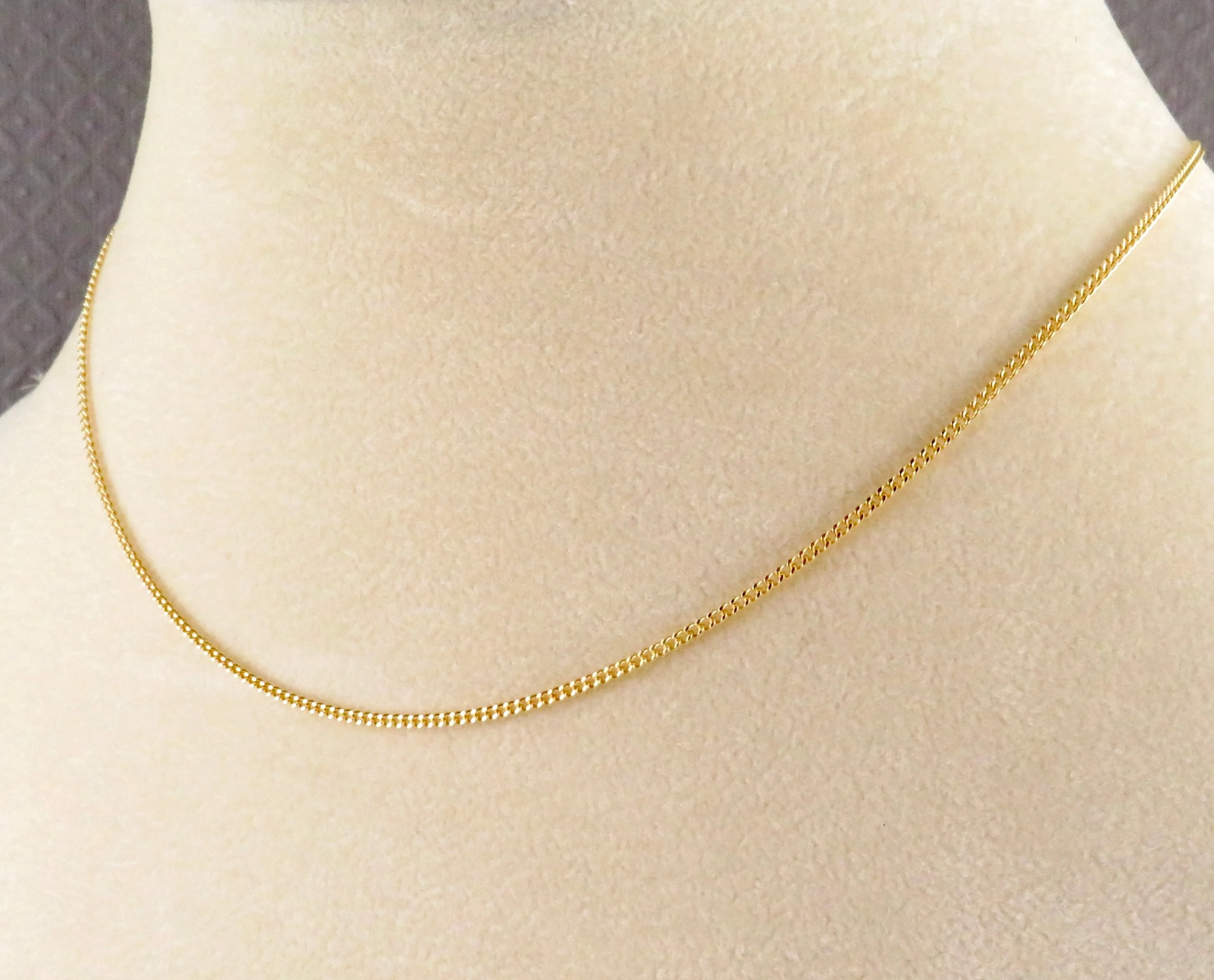 Gold Filled Curb Chain Bracelet