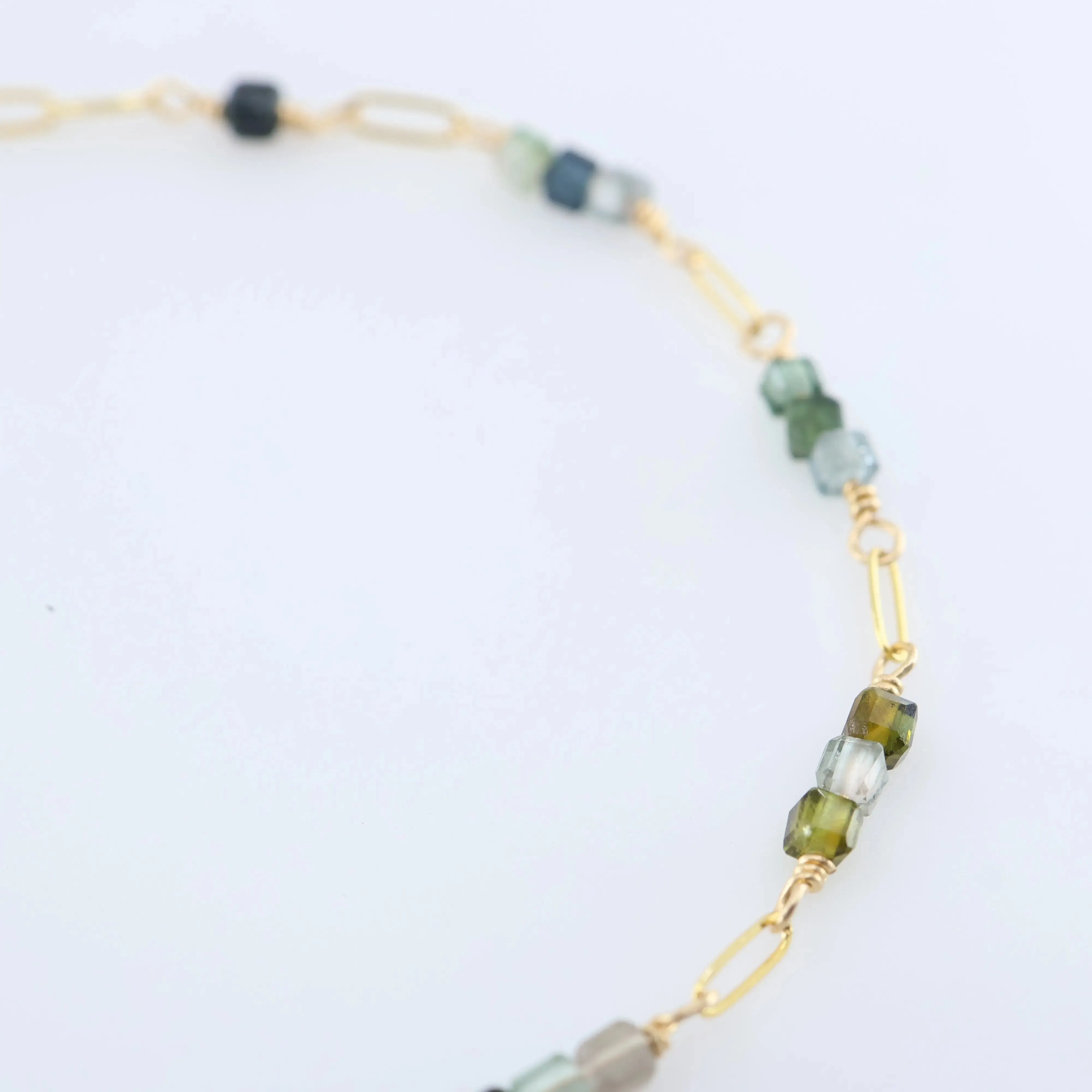 Green Tourmaline and Bracelet