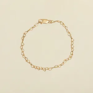 Heart Chain Bracelet