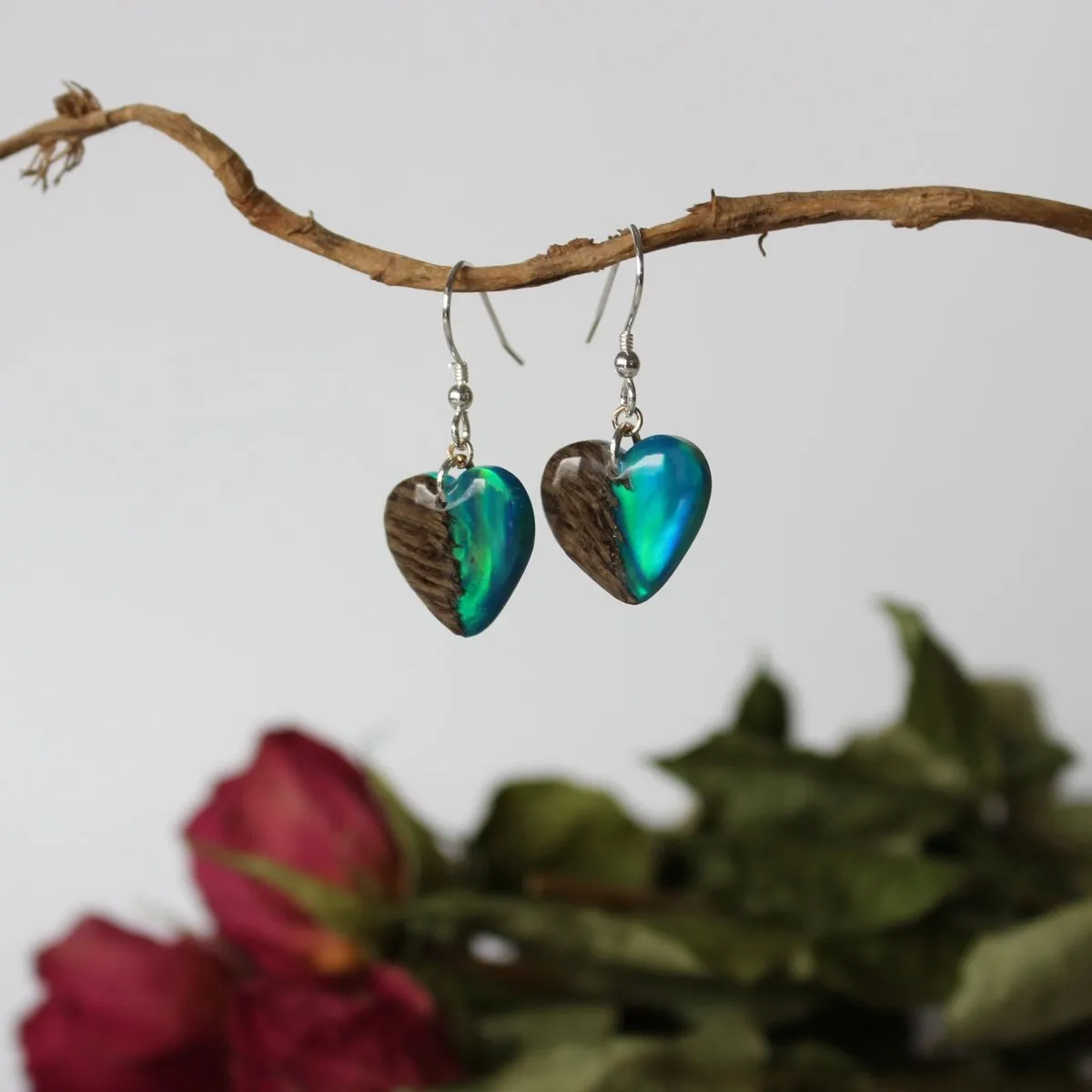 Heart Drop Earrings