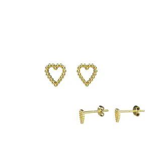 Heart Love Stud Earrings