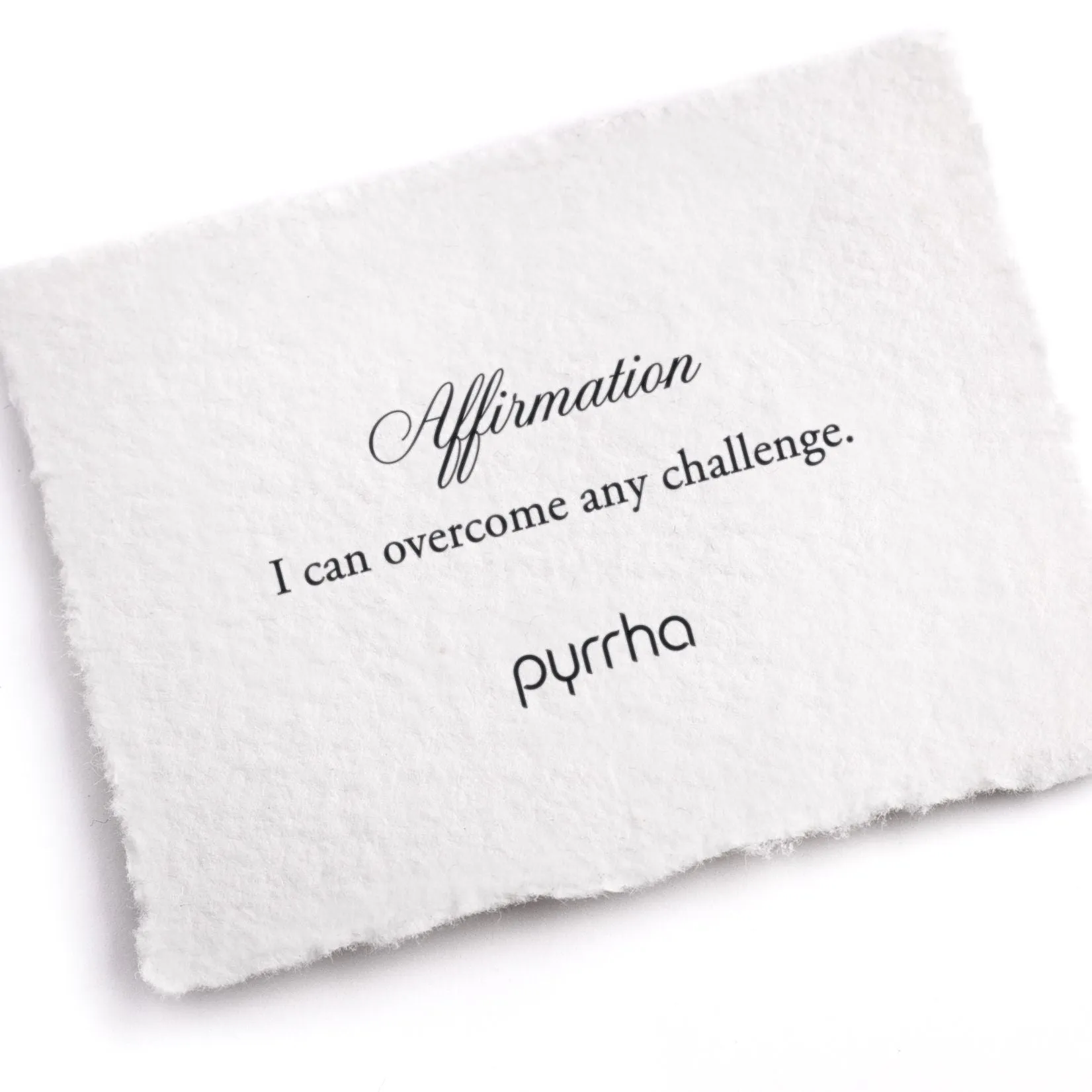 I Can Overcome Any Challenge Affirmation Talisman Chain Bracelet