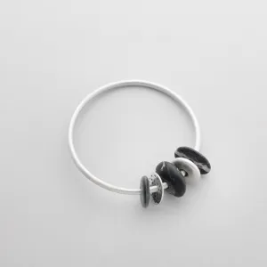 Iona Beachstone & Silver Bangle