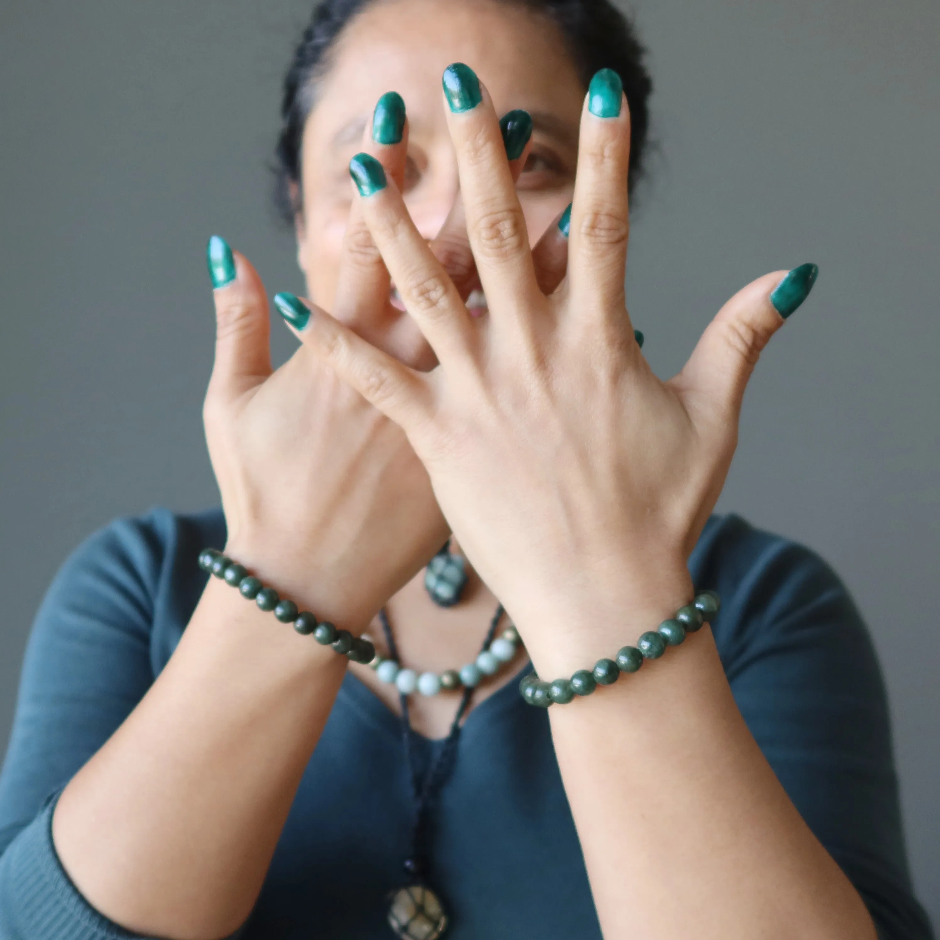 Jade Bracelet Abundance Dark Green Jadeite