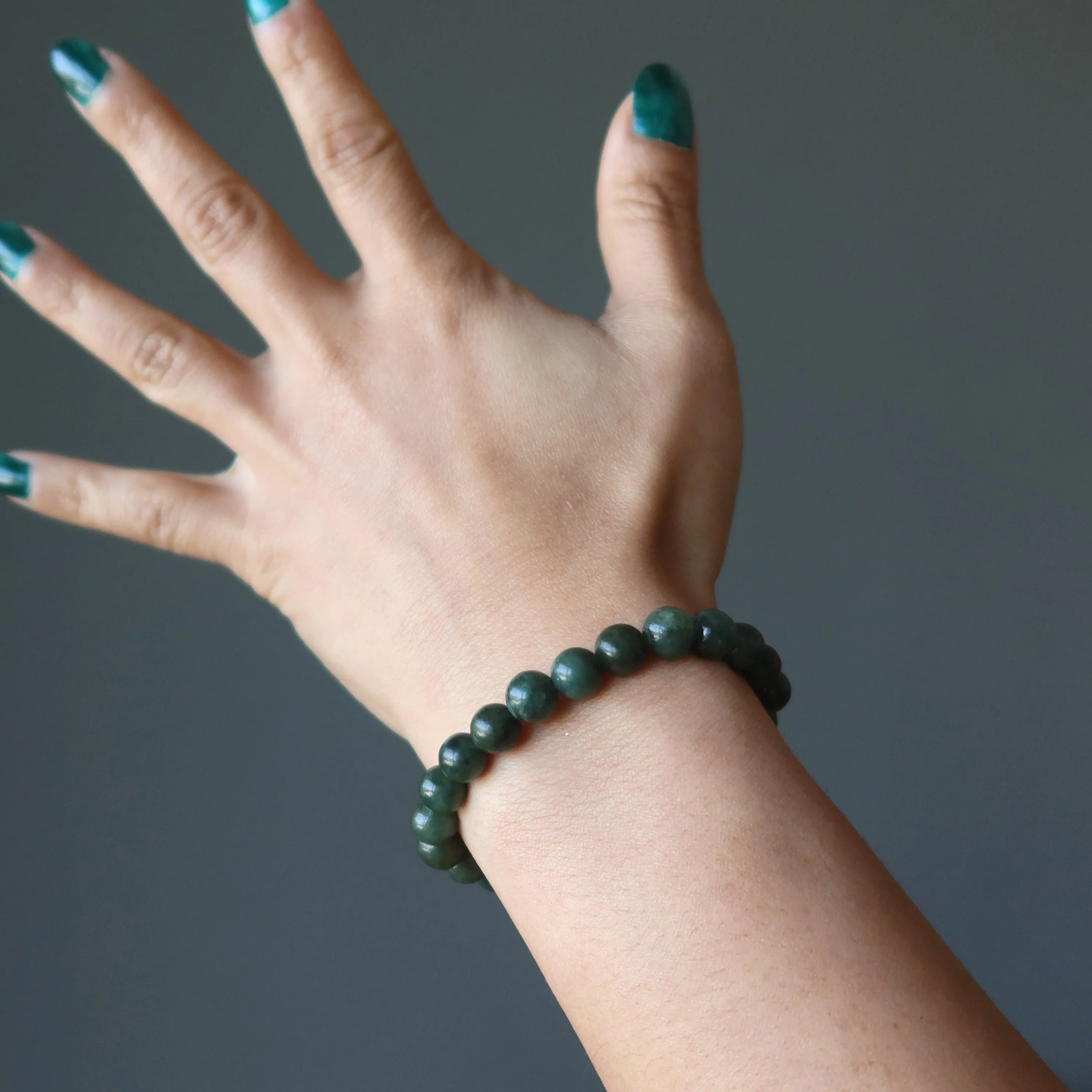 Jade Bracelet Abundance Dark Green Jadeite