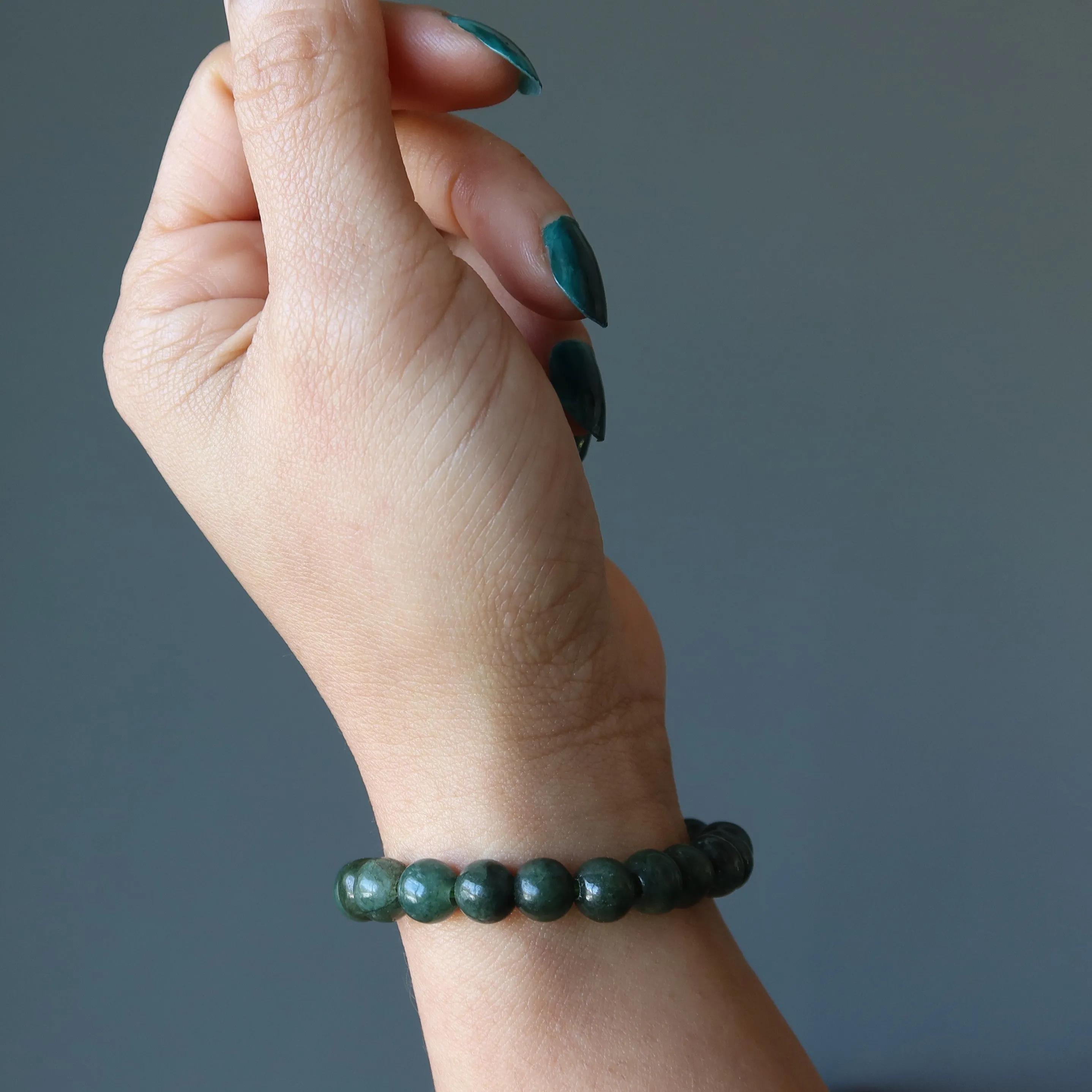 Jade Bracelet Abundance Dark Green Jadeite
