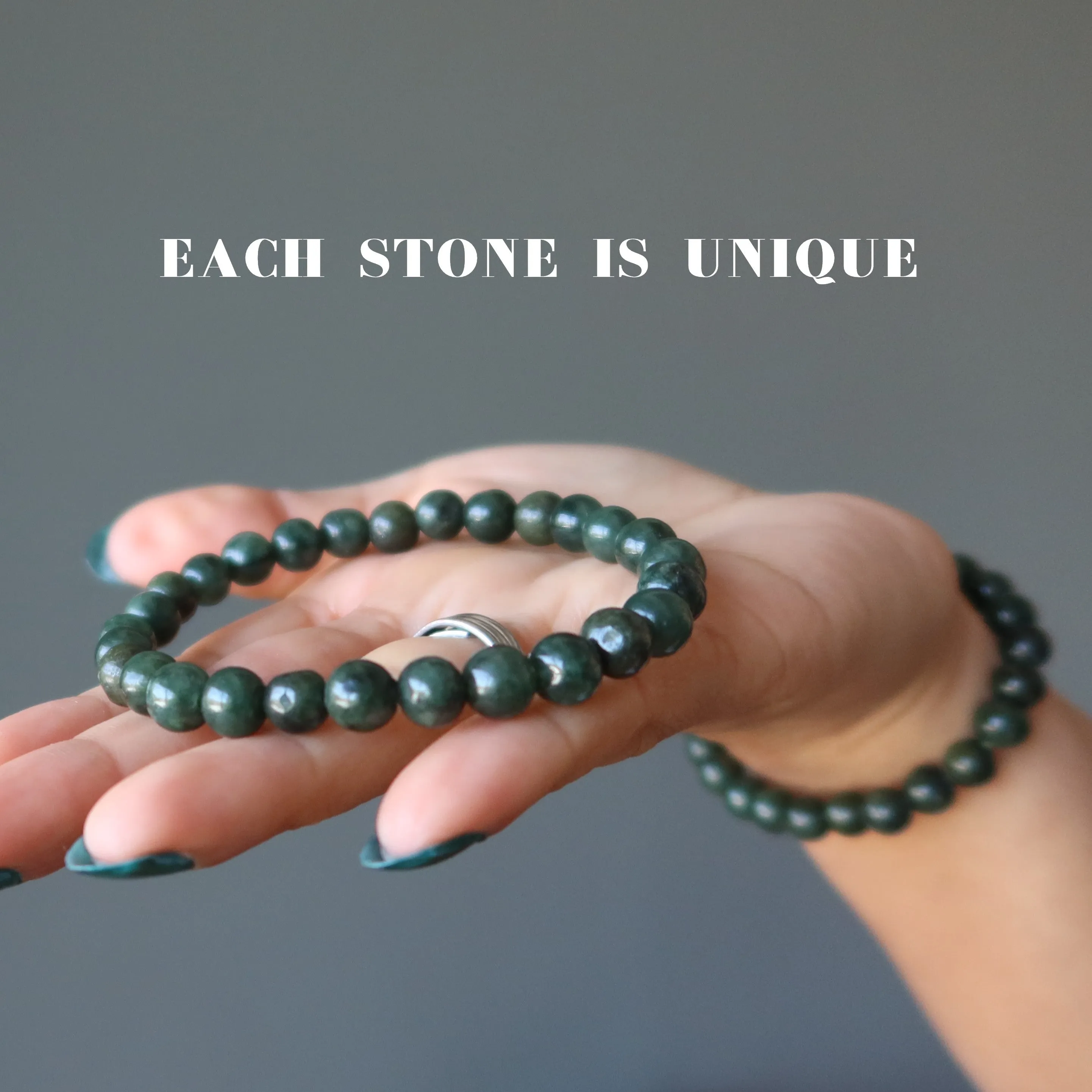 Jade Bracelet Abundance Dark Green Jadeite
