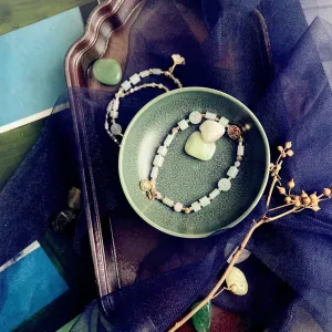 Jade Vine Jadeite bracelet with star charm
