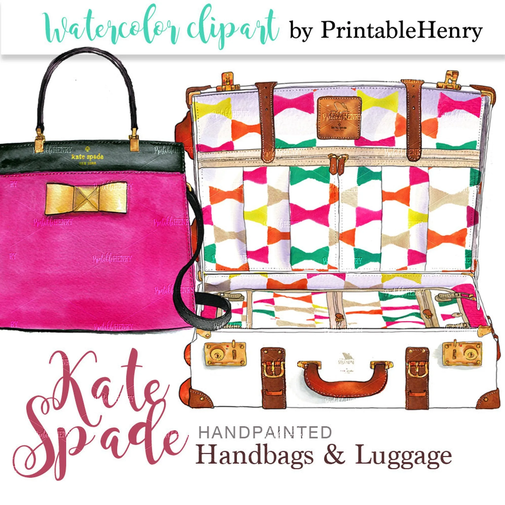 Kate Spade handbags clipart