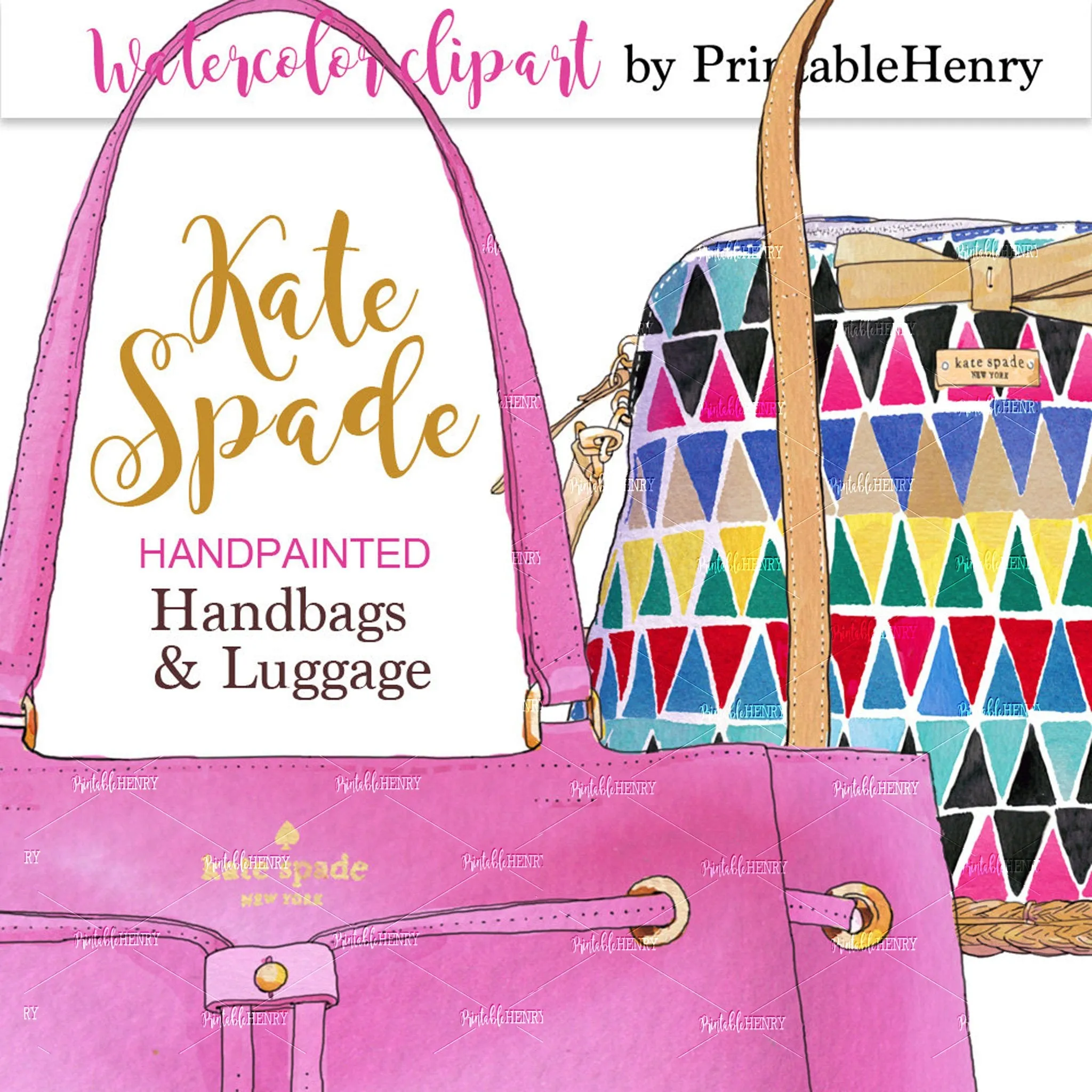 Kate Spade handbags clipart