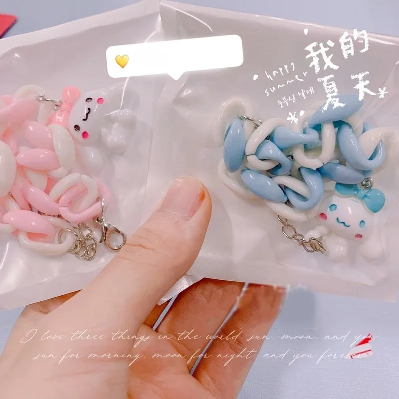 Kawaii Pink Cartoon Bracelet