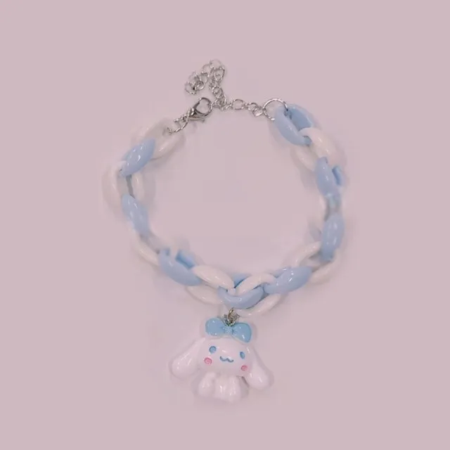 Kawaii Pink Cartoon Bracelet