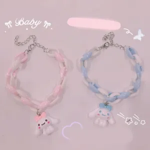 Kawaii Pink Cartoon Bracelet