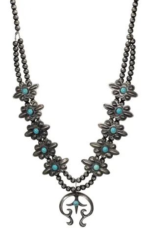 Kingman Turquoise Necklace | Artisan Handmade