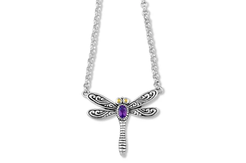 Royal Klabat Amethyst Necklace - Elegant, Handcrafted Gemstone Jewelry