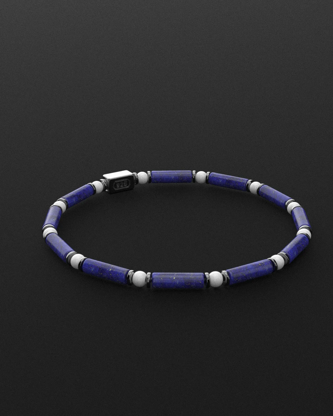 Lapis Lazuli   Tridacna Bracelet 4mm | PIPE