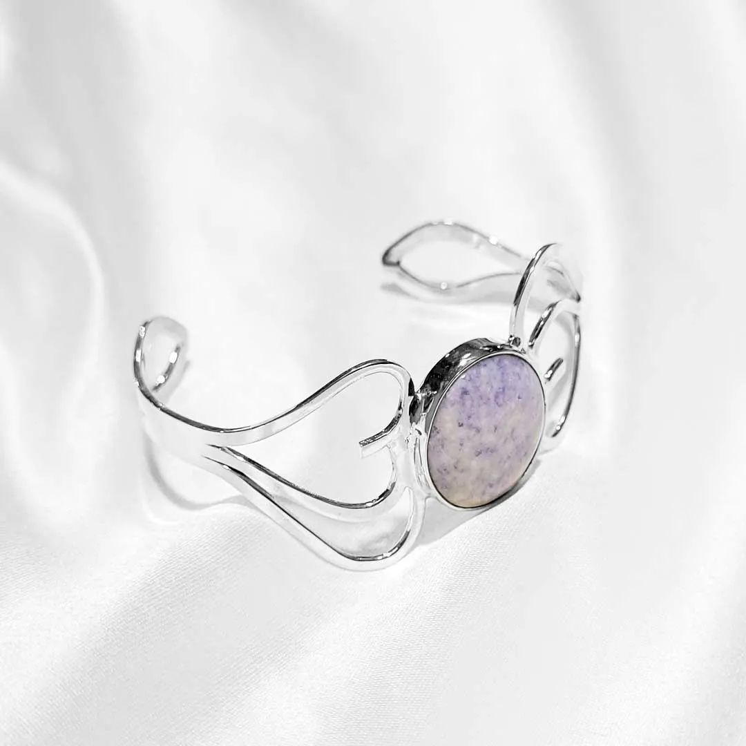 Lavender Heart Bracelet