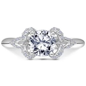 Luminaire Bow Engagement Ring