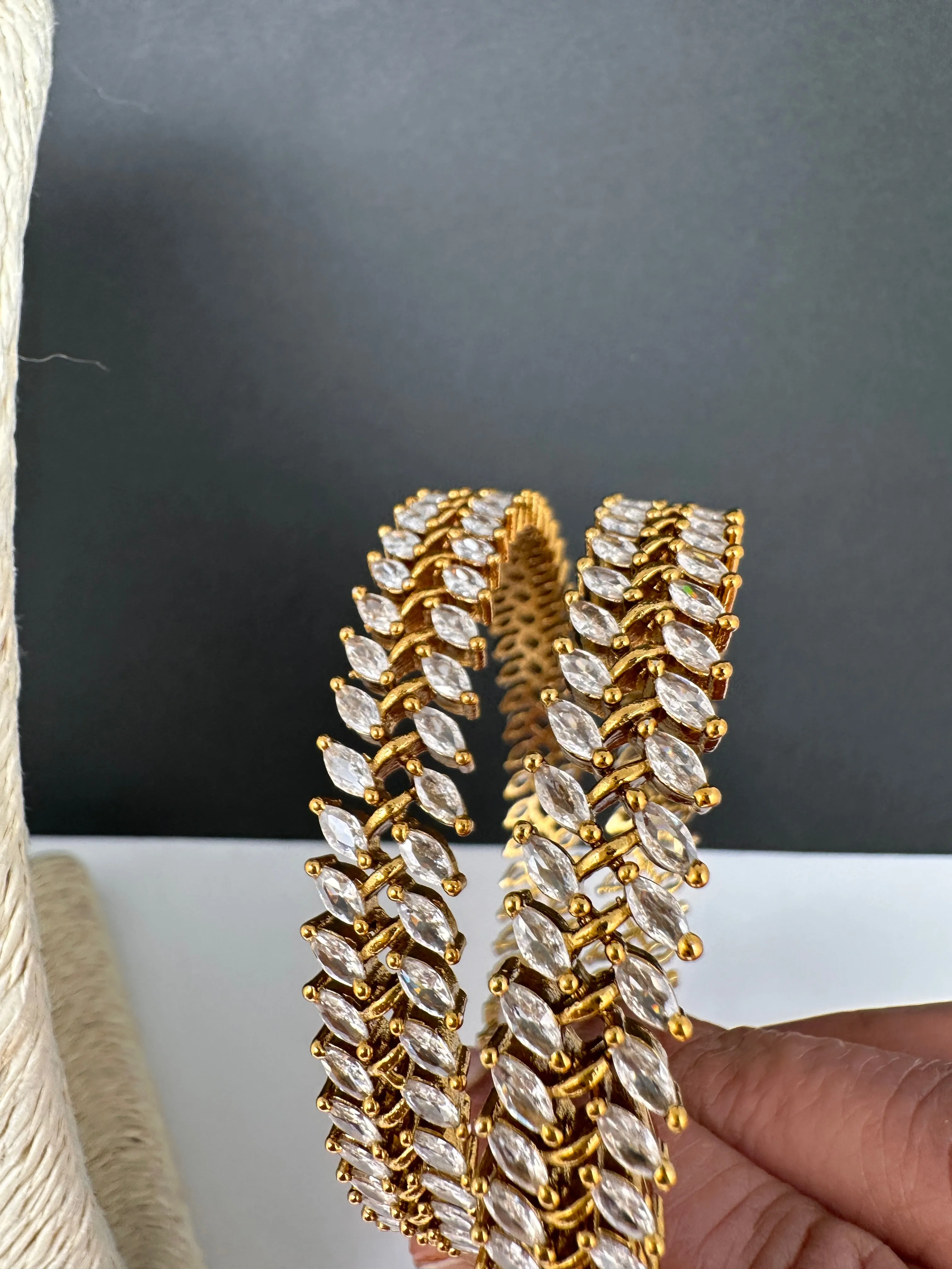 Matte CZ Bangles