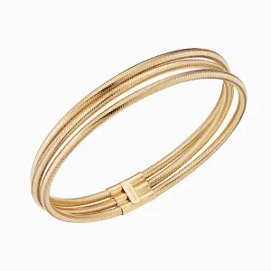 Mesh Glamour Stack Bracelet
