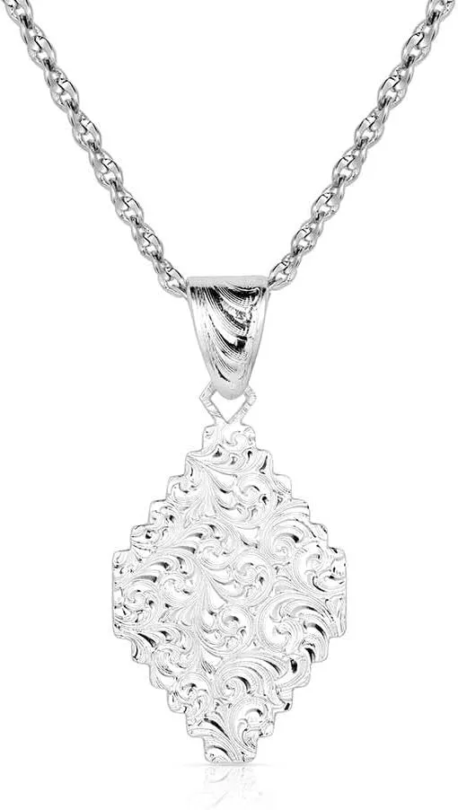 Montana Silversmiths Diamond of the West Turquoise Necklace - NC5661