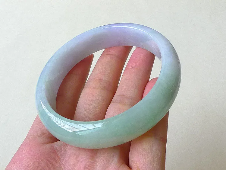 Natural Jade Bangle Jadeite Bangle Internal Diameter 57.5mm BER299