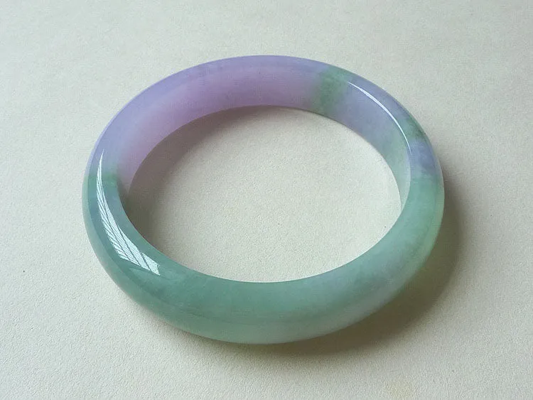 Natural Jade Bangle Jadeite Bangle Internal Diameter 57.5mm BER333