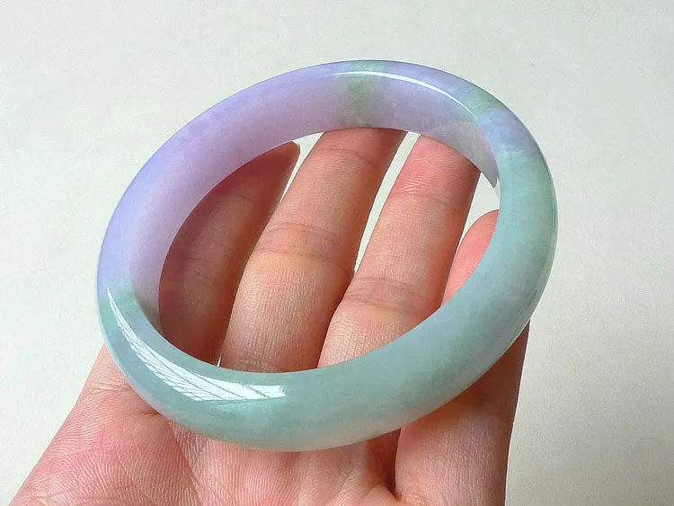 Natural Jade Bangle Jadeite Bangle Internal Diameter 57.5mm BER333