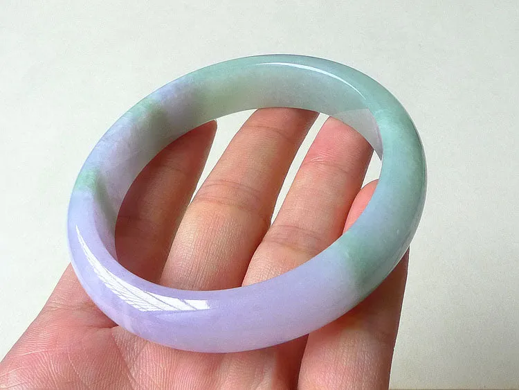 Natural Jade Bangle Jadeite Bangle Internal Diameter 57.5mm BER333