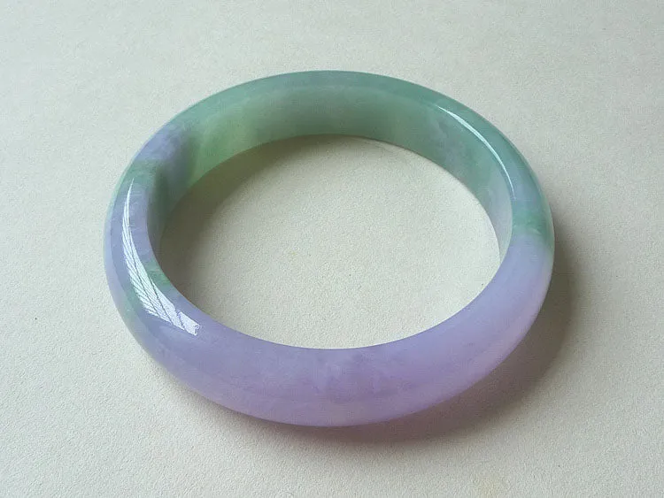 Natural Jade Bangle Jadeite Bangle Internal Diameter 57.5mm BER333