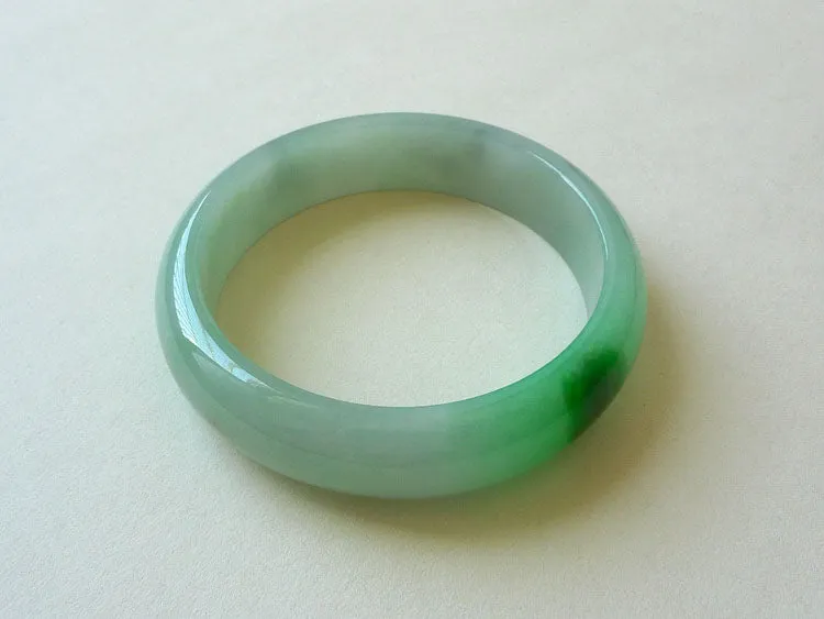 Natural Jade Bangle Jadeite Bangle Internal Diameter 58.5mm BER714