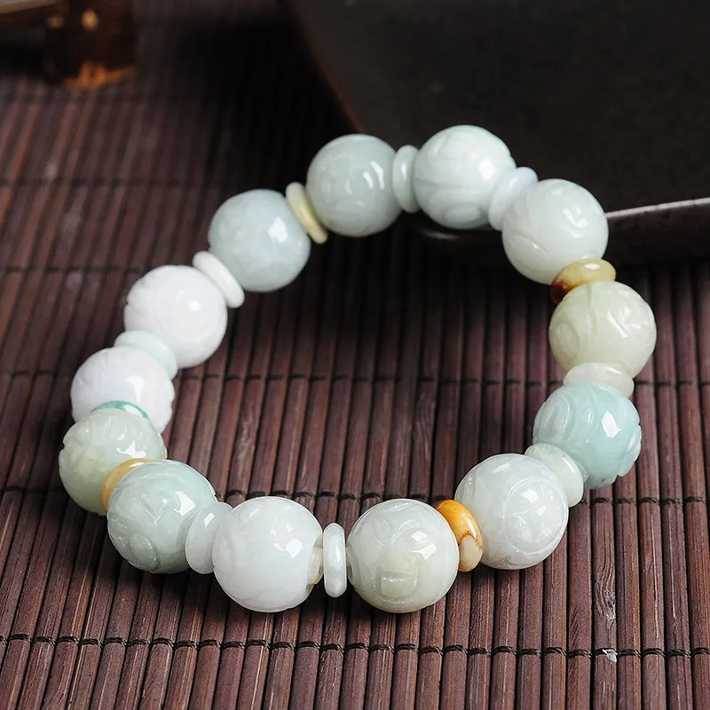 Natural Jade Bracelet Jadeite Bracelet BT141