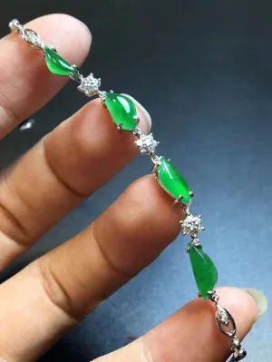 Natural Jade Bracelet Jadeite Bracelet NBT77