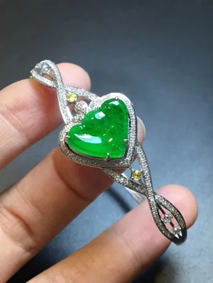 Natural Jade Bracelet Jadeite Bracelet NBT91
