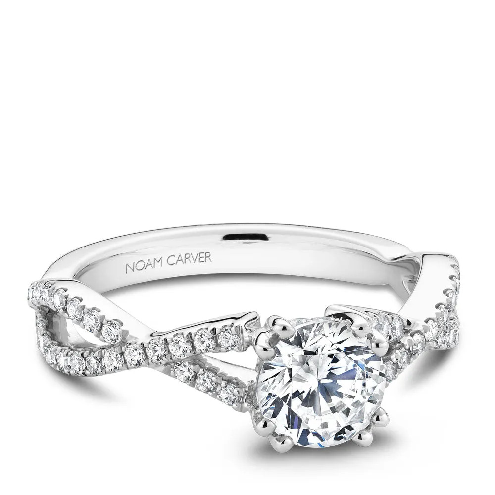 Noam Carver Engagement Ring - B004-03WM-100A
