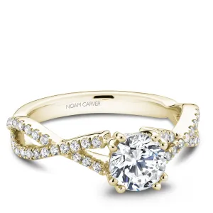 Noam Carver Engagement Ring - B004-03YM-100A