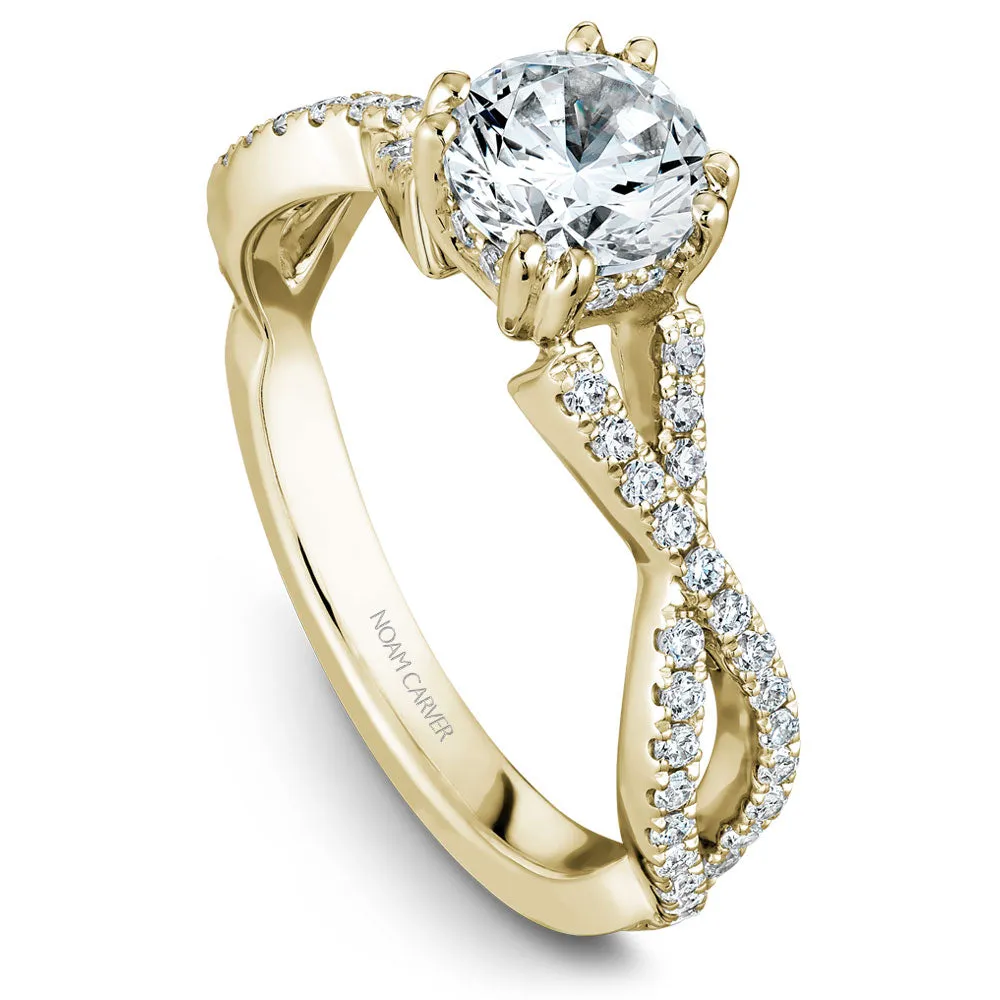Noam Carver Engagement Ring - B004-03YM-100A