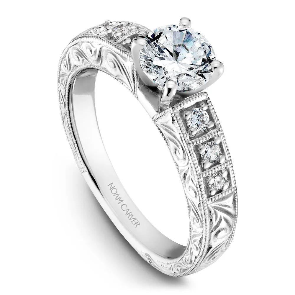 Noam Carver Engagement Ring - B057-01WM-100A