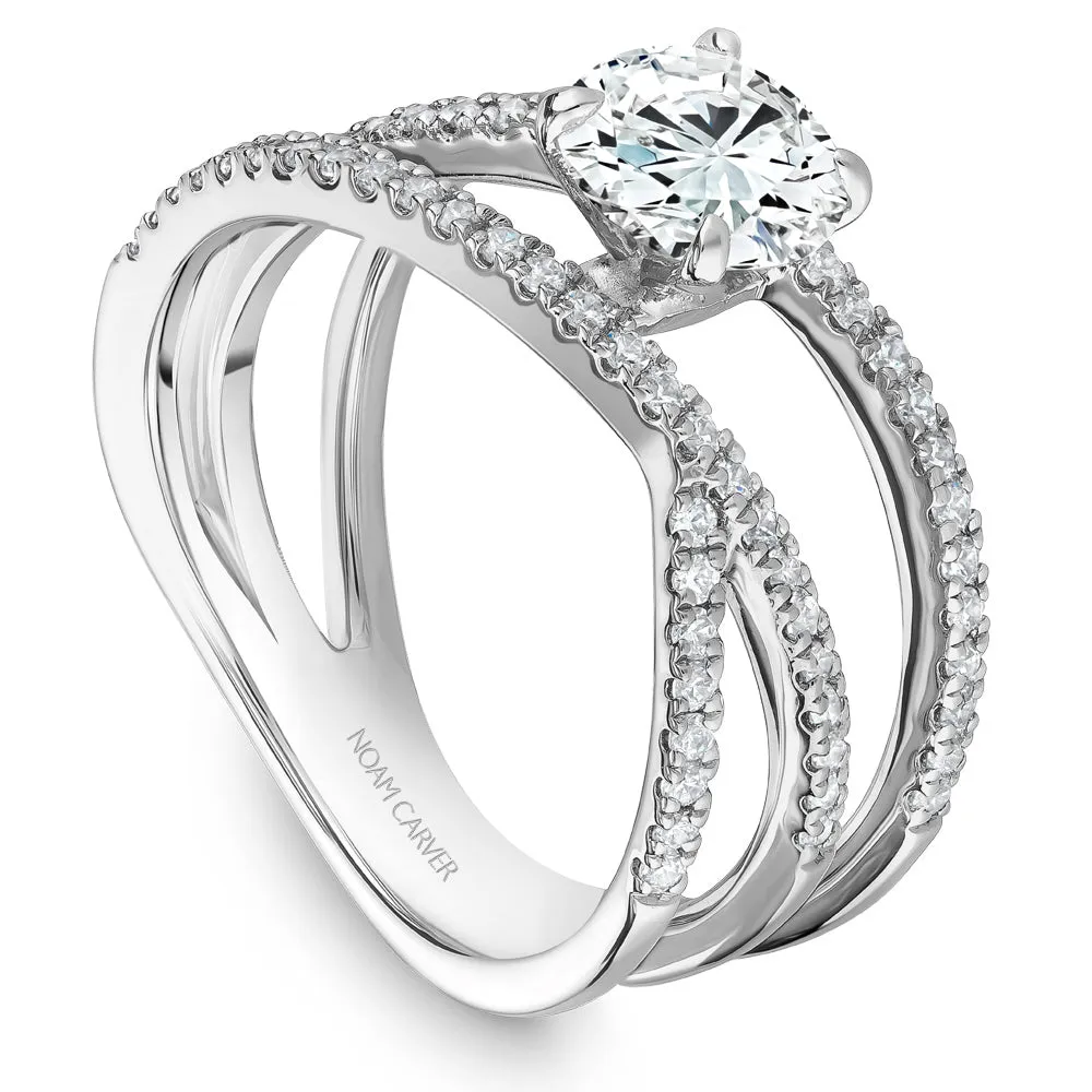 Noam Carver Engagement Ring - B249-01WS-100A