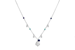 NOTT PENDANT MULTI CHARM NECKLACE