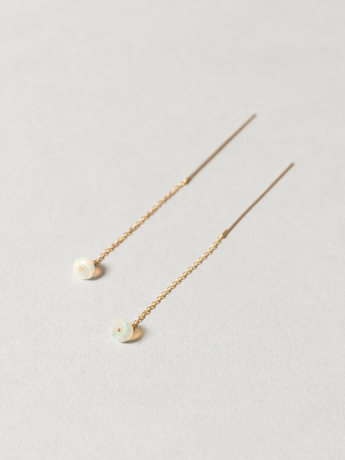 Opal Chain Earrings