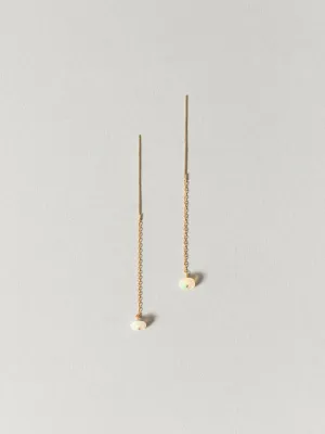 Opal Chain Earrings