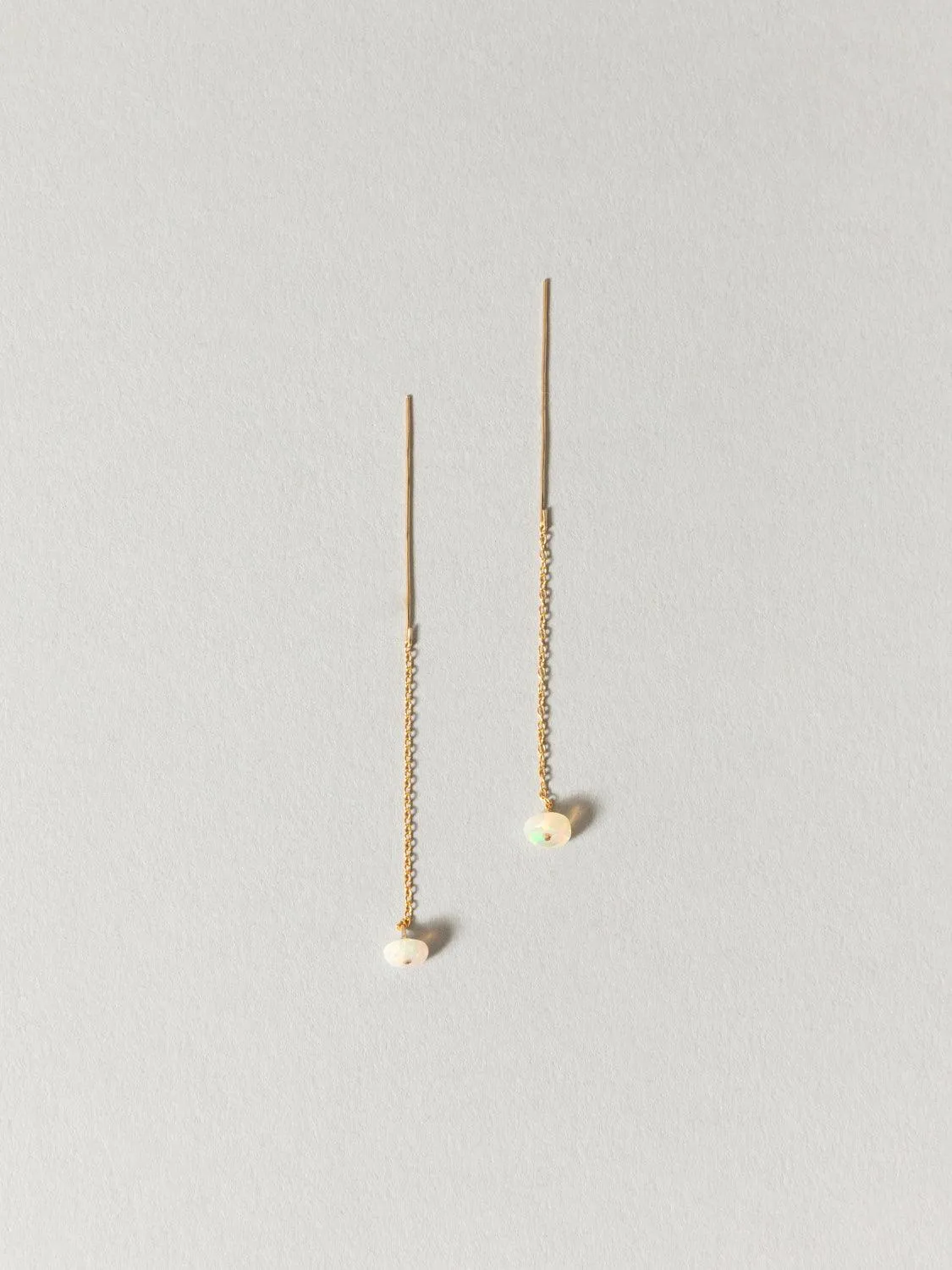 Opal Chain Earrings