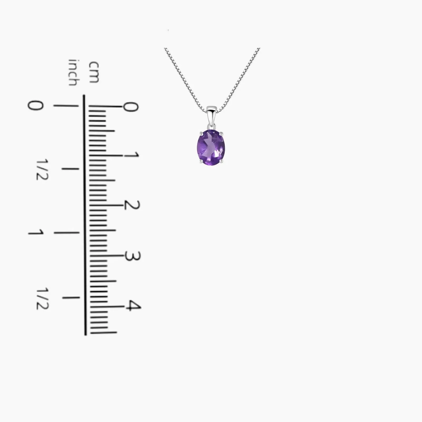 Oval Amethyst Pendant Necklace – A Timeless Gift for Her | Irosk Australia ®