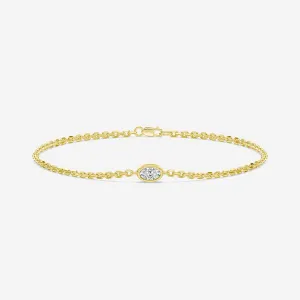 Oval Dewdrop Bracelet